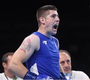10 August 2016; Joe Ward of Ireland ahead of his Light-Heavyweight preliminary round of 16 bout against Carlos Andres Mina of Ecuador at the Riocentro Pavillion 6 Arena during the 2016 Rio Summer Olympic Games in Rio de Janeiro, Brazil. Photo by Ramsey Cardy/Sportsfile