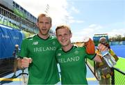 11 August 2016; Conor Harte, left, and Michael Watt of Ireland following their victory during the Pool B match between Ireland and Canada at the Olympic Hockey Centre, Deodoro, during the 2016 Rio Summer Olympic Games in Rio de Janeiro, Brazil. Photo by Stephen McCarthy/Sportsfile