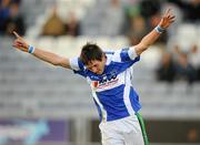 24 October 2010; Craig Rogers, Portlaoise, celebrates after scoring his side's second goal. AIB GAA Football Leinster Club Senior Championship Quarter-Final, Moorefield v Portlaoise, O'Moore Park, Portlaoise, Co. Laois. Picture credit: Stephen McCarthy / SPORTSFILE