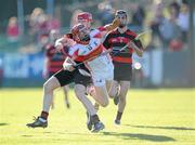 24 October 2010; John Mullane, De La Salle, is tackled by Fergal Hartley, Ballygunner. Waterford County Senior Hurling Championship Final De La Salle v Ballygunner, Walsh Park, Waterford. Picture credit: Matt Browne / SPORTSFILE