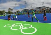 11 August 2016; A general view of the action during the Pool B match between Ireland and Canada at the Olympic Hockey Centre, Deodoro, during the 2016 Rio Summer Olympic Games in Rio de Janeiro, Brazil. Photo by Stephen McCarthy/Sportsfile