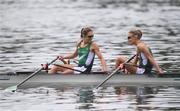 12 August 2016; Claire Lamb and Sinead Lynch of Ireland after the Women's Lightweight Double Sculls A final in Lagoa Stadium, Copacabana, during the 2016 Rio Summer Olympic Games in Rio de Janeiro, Brazil. Photo by Stephen McCarthy/Sportsfile