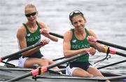 12 August 2016; Claire Lamb and Sinead Lynch of Ireland during the Women's Lightweight Double Sculls A final in Lagoa Stadium, Copacabana, during the 2016 Rio Summer Olympic Games in Rio de Janeiro, Brazil. Photo by Stephen McCarthy/Sportsfile
