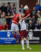 12 August 2016; Vinny Faherty of Galway United in action against Sean Hoare of St Patrick's Athletic during the SSE Airtricity League Premier Division match between St Patrick's Athletic and Galway United at Richmond Park in Dublin. Photo by Eóin Noonan/Sportsfile