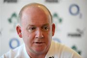 26 October 2010; Ireland head coach Declan Kidney speaking during a press conference. Ireland Rugby Squad Press Conference, Limerick Strand Hotel, Ennis Road, Limerick. Picture credit: Alan Place / SPORTSFILE