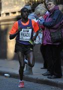 25 October 2010; Fikadu Kedir, from Ethiopia, in action during the Lifestyle Sports - adidas Dublin Marathon 2010, Merrion Square, Dublin. Picture credit: Barry Cregg / SPORTSFILE