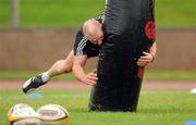 27 October 2010; Munster's Paul O'Connell in action during squad training ahead of their Celtic League game against Ulster on Friday night. Munster Rugby squad training, University of Limerick, Limerick. Picture credit: Diarmuid Greene / SPORTSFILE