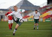 27 October 2010; Republic of Ireland's James Walsh shoots to score his side's first goal from the penalty spot. UEFA Regions Cup Qualifier, France v Republic of Ireland, Tallaght Stadium, Tallaght, Dublin. Picture credit: Barry Cregg / SPORTSFILE