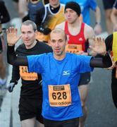 25 October 2010; Christophe Douchet, from Rumersheim Le Haut, France, in action during the Lifestyle Sports - adidas Dublin Marathon 2010. Dublin. Picture credit: Stephen McCarthy / SPORTSFILE