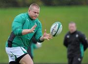29 October 2010; Ireland's Tom Court in action during squad training ahead of their Autumn International game against South Africa on November the 6th. Ireland Rugby Squad Training, University of Limerick, Limerick. Picture credit: Matt Browne / SPORTSFILE
