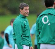 29 October 2010; Ireland's Ronan O'Gara during squad training ahead of their Autumn International game against South Africa on November the 6th. Ireland Rugby Squad Training, University of Limerick, Limerick. Picture credit: Matt Browne / SPORTSFILE