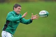 29 October 2010; Ireland's Ronan O'Gara in action during squad training ahead of their Autumn International game against South Africa on November the 6th. Ireland Rugby Squad Training, University of Limerick, Limerick. Picture credit: Matt Browne / SPORTSFILE