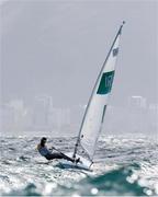 12 August 2016; Annalise Murphy of Ireland in action during Race 7 of the Women's Laser Radial on the Copacabana course during the 2016 Rio Summer Olympic Games in Rio de Janeiro, Brazil. Photo by David Branigan/Sportsfile