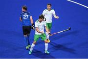 12 August 2016; John Jermyn of Ireland celebrates scoring his side's first goal during the Pool B match between Ireland and Argentina at the Olympic Hockey Centre, Deodoro, during the 2016 Rio Summer Olympic Games in Rio de Janeiro, Brazil. Photo by Stephen McCarthy/Sportsfile