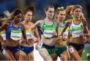 12 August 2016; Ciara Mageean, centre, of Ireland in action during round 1 of the Women's 1500m in the Olympic Stadium, Maracanã, during the 2016 Rio Summer Olympic Games in Rio de Janeiro, Brazil. Photo by Ramsey Cardy/Sportsfile