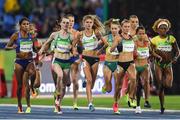 12 August 2016; Ciara Mageean, second from left, of Ireland in action during round 1 of the Women's 1500m in the Olympic Stadium, Maracanã, during the 2016 Rio Summer Olympic Games in Rio de Janeiro, Brazil. Photo by Ramsey Cardy/Sportsfile