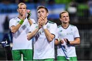 12 August 2016; Shane O'Donoghue of Ireland, center, and team mates following defeat after the Pool B match between Ireland and Argentina at the Olympic Hockey Centre, Deodoro, during the 2016 Rio Summer Olympic Games in Rio de Janeiro, Brazil. Photo by Stephen McCarthy/Sportsfile