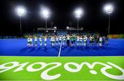 12 August 2016; Ireland following defeat after the Pool B match between Ireland and Argentina at the Olympic Hockey Centre, Deodoro, during the 2016 Rio Summer Olympic Games in Rio de Janeiro, Brazil. Photo by Stephen McCarthy/Sportsfile