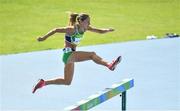 13 August 2016; Kerry O'Flaherty of Ireland in action during round 1 of the Women's 3000m steeplechase in the Olympic Stadium, Maracanã, during the 2016 Rio Summer Olympic Games in Rio de Janeiro, Brazil. Photo by Brendan Moran/Sportsfile