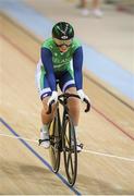 13 August 2016; Shannon McCurley of Ireland in action during the first round of the Women's Keirin at the Rio Olympic Velodrome, Barra da Tijuca, during the 2016 Rio Summer Olympic Games in Rio de Janeiro, Brazil. Photo by Ramsey Cardy/Sportsfile