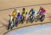 13 August 2016; Shannon McCurley, second from right, of Ireland in action during the first round of the Women's Keirin at the Rio Olympic Velodrome, Barra da Tijuca, during the 2016 Rio Summer Olympic Games in Rio de Janeiro, Brazil. Photo by Ramsey Cardy/Sportsfile