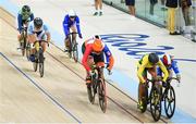 13 August 2016; Shannon McCurley, extreme left, of Ireland on her way to finishing in fifth place during the first round of the Women's Keirin at the Rio Olympic Velodrome, Barra da Tijuca, during the 2016 Rio Summer Olympic Games in Rio de Janeiro, Brazil. Photo by Ramsey Cardy/Sportsfile