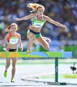 13 August 2016; Michelle Finn of Ireland in action during round 1 of the Women's 3000m steeplechase in the Olympic Stadium, Maracanã, during the 2016 Rio Summer Olympic Games in Rio de Janeiro, Brazil. Photo by Brendan Moran/Sportsfile