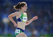 13 August 2016; Sara Treacy of Ireland in action during round 1 of the Women's 3000m steeplechase in the Olympic Stadium, Maracanã, during the 2016 Rio Summer Olympic Games in Rio de Janeiro, Brazil. Photo by Brendan Moran/Sportsfile
