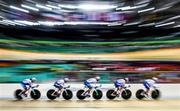 13 August 2016; The Italy team training in the Rio Olympic Velodrome, Barra da Tijuca, during the 2016 Rio Summer Olympic Games in Rio de Janeiro, Brazil. Photo by Ramsey Cardy/Sportsfile