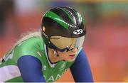 13 August 2016; Shannon McCurley of Ireland following her fourth place finish in the repechage of the Women's Keirin at the Rio Olympic Velodrome, Barra da Tijuca, during the 2016 Rio Summer Olympic Games in Rio de Janeiro, Brazil. Photo by Ramsey Cardy/Sportsfile