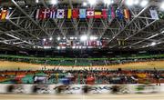 13 August 2016; A general view during the repechage of the Women's Keirin at the Rio Olympic Velodrome, Barra da Tijuca, during the 2016 Rio Summer Olympic Games in Rio de Janeiro, Brazil. Photo by Ramsey Cardy/Sportsfile
