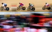 13 August 2016; Shannon McCurley, centre, of Ireland in action during the repechage of the Women's Keirin at the Rio Olympic Velodrome, Barra da Tijuca, during the 2016 Rio Summer Olympic Games in Rio de Janeiro, Brazil. Photo by Ramsey Cardy/Sportsfile