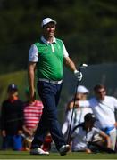 13 August 2016; Padraig Harrington of Ireland following his tee shot on the 16th during Round 3 of the Men's Strokeplay competition at the Olympic Golf Course, Barra de Tijuca, during the 2016 Rio Summer Olympic Games in Rio de Janeiro, Brazil. Photo by Ramsey Cardy/Sportsfile
