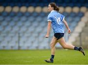 13 August 2016; Sinéad Aherne of Dublin celebrates after scoring her side's opening goal during the TG4 Ladies Football All-Ireland Senior Championship Quarter-Final game between Dublin and Donegal at Glennon Brothers Pearse Park in Longford. Photo by Seb Daly/Sportsfile