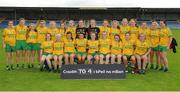 13 August 2016; The Donegal team ahead of the TG4 Ladies Football All-Ireland Senior Championship Quarter-Final game between Dublin and Donegal at Glennon Brothers Pearse Park in Longford. Photo by Seb Daly/Sportsfile