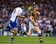 13 August 2016; Walter Walsh of Kilkenny passes the sliothar past Waterford's full back, Barry Coughlan, to his team mate Colin Fennelly who scored their second goal during the GAA Hurling All-Ireland Senior Championship Semi-Final Replay game between Kilkenny and Waterford at Semple Stadium in Thurles, Co Tipperary. Photo by Ray McManus/Sportsfile