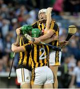 13 August 2016; Shane Prendergast, from left, Paul Murphy, and Pádraig Walsh of Kilkenny celebrate after the GAA Hurling All-Ireland Senior Championship Semi-Final Replay game between Kilkenny and Waterford at Semple Stadium in Thurles, Co Tipperary. Photo by Daire Brennan/Sportsfile