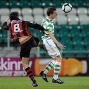 28 October 2010; Carl Kinnear, Shamrock Rovers, in action against Stephen Traynor, Bohemians. Airtricity Under-20 League Final, Shamrock Rovers v Bohemians, Tallaght Stadium, Tallaght, Dublin. Picture credit: Brian Lawless / SPORTSFILE