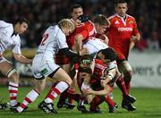 29 October 2010; Ian Whitten, Ulster, in action against Ivan Dineen, Munster. Celtic League, Ulster v Munster, Ravenhill Park, Belfast. Picture credit: John Dickson / SPORTSFILE