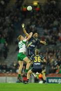 30 October 2010; Tommy Walsh, Ireland, in action against Adam Goodes, Australia. Irish Daily Mail International Rules Series 2nd Test, Ireland v Australia, Croke Park, Dublin. Picture credit: Stephen McCarthy / SPORTSFILE