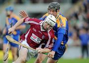 31 October 2010; Paul Coen, Clarinbridge, in action against Eoin Mahony, Loughrea. Galway County Senior Hurling Championship Final, Clarinbridge v Loughrea, Pearse Stadium, Galway. Picture credit: Brian Lawless / SPORTSFILE