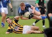 31 October 2010; Kevin McGourthy, St Gall's, in action against Aaron Kernan, Crossmaglen Rangers. AIB GAA Football Ulster Club Senior Championship Quarter-Final, Crossmaglen Rangers v St Gall's, Crossmaglen, Co. Armagh. Photo by Sportsfile