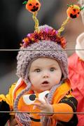31 October 2010; 7 month old Molly Bellew from Crossmaglen, Co. Armagh, and daughter of Crossmaglen Rangers player Francie Bellew, looks on during the game. AIB GAA Football Ulster Club Senior Championship Quarter-Final, Crossmaglen Rangers v St Gall's, Crossmaglen, Co. Armagh. Photo by Sportsfile