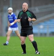 31 October 2010; Referee Keith Delahunty. Tipperary County Senior Hurling Championship Final, Thurles Sarsfields v Clonoulty / Rossmore, Semple Stadium, Thurles, Co. Tipperary. Picture credit: Matt Browne / SPORTSFILE