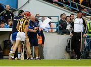 13 August 2016; Waterford manager Derek McGrath and Kilkenny manager Brian Cody share a joke during the GAA Hurling All-Ireland Senior Championship Semi-Final Replay game between Kilkenny and Waterford at Semple Stadium in Thurles, Co Tipperary. Photo by Daire Brennan/Sportsfile