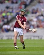 14 August 2016; Evan Niland of Galway takes a free during the Electric Ireland GAA Hurling All-Ireland Minor Championship Semi-Final game between Galway and Tipperary at Croke Park, Dublin. Photo by Piaras Ó Mídheach/Sportsfile