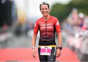 14 August 2016; Susie Cheetham of England wins the women's Dublin Ironman 70.3 competition at Dun Laoghoire pier, Dublin. Photo by David Fitzgerald/Sportsfile