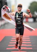 14 August 2016; Ben Collins of USA wins the Dublin Ironman 70.3 competition in Pheonix Park, Dublin. Photo by David Fitzgerald/Sportsfile