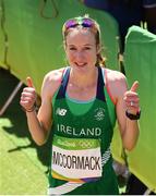 14 August 2016; Fionnuala McCormack of Ireland after finishing the Women's Marathon during the 2016 Rio Summer Olympic Games in Rio de Janeiro, Brazil. Photo by Stephen McCarthy/Sportsfile