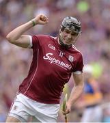 14 August 2016; Joseph Cooney of Galway celebrates scoring his side's second goal during the GAA Hurling All-Ireland Senior Championship Semi-Final game between Galway and Tipperary at Croke Park, Dublin. Photo by Piaras Ó Mídheach/Sportsfile